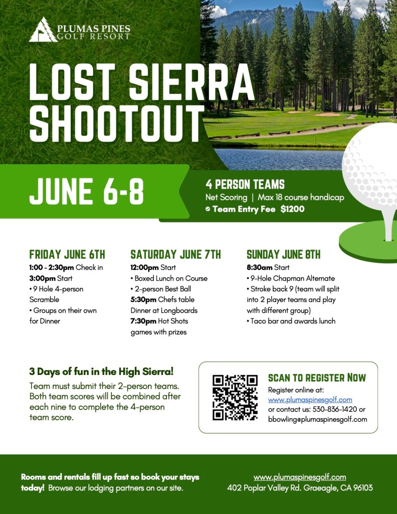 Lost Sierra Shootout flyer